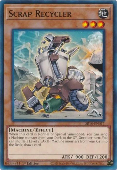 Recycleur de Ferraille — Structure Deck: Mechanized Madness — Yu-Gi-Oh!