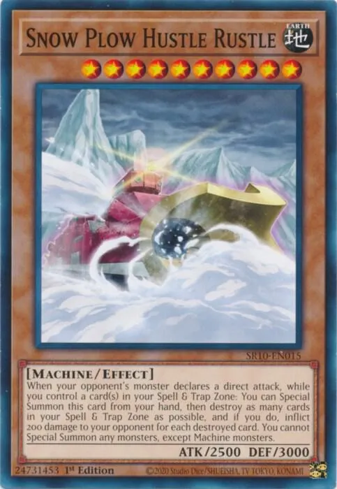 Snow Plow Hustle Rustle — Structure Deck: Mechanized Madness — Yu-Gi-Oh!