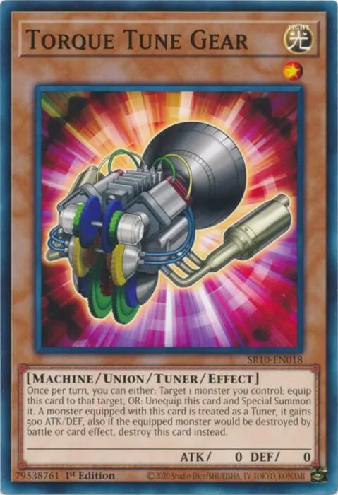 Torque Tune Gear — Structure Deck: Mechanized Madness — Yu-Gi-Oh!