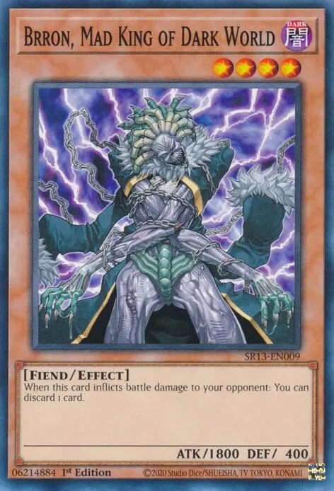 Brron, Mad King of Dark World — Structure Deck: Dark World — Yu-Gi-Oh!