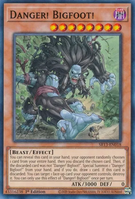 Danger! Bigfoot! — Structure Deck: Dark World — Yu-Gi-Oh!