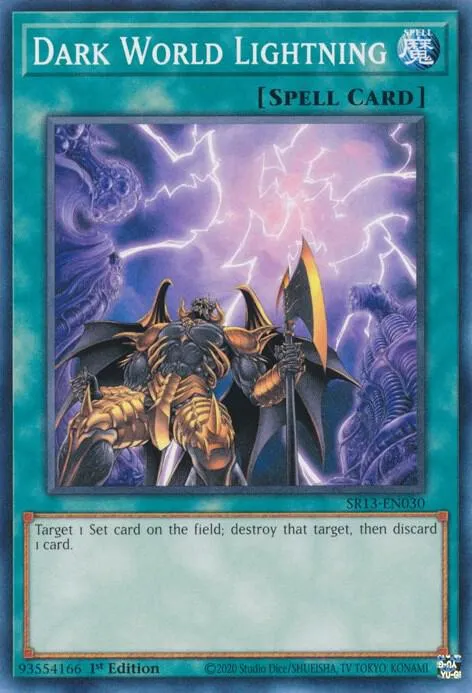 Dark World Lightning — Structure Deck: Dark World — Yu-Gi-Oh!