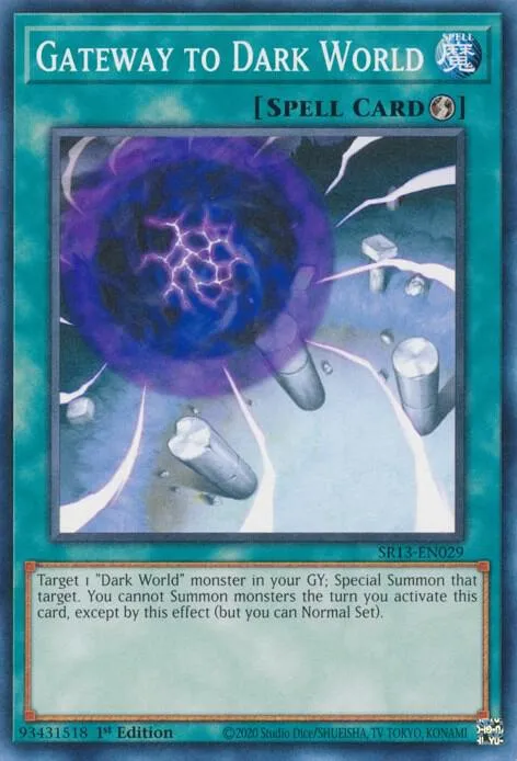 Gateway to Dark World — Structure Deck: Dark World — Yu-Gi-Oh!