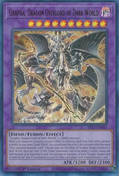 Grapha, Dragon Overlord of Dark World — Structure Deck: Dark World — Yu-Gi-Oh!