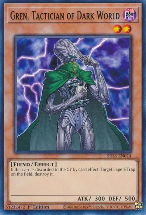 Gren, Tactician of Dark World — Structure Deck: Dark World — Yu-Gi-Oh!