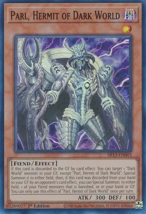 Parl, Hermit of Dark World — Structure Deck: Dark World — Yu-Gi-Oh!