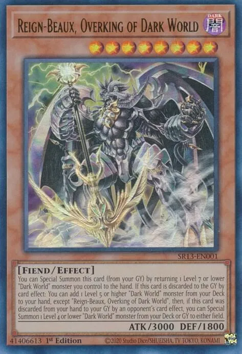 Reign-Beaux, Overking of Dark World — Structure Deck: Dark World — Yu-Gi-Oh!