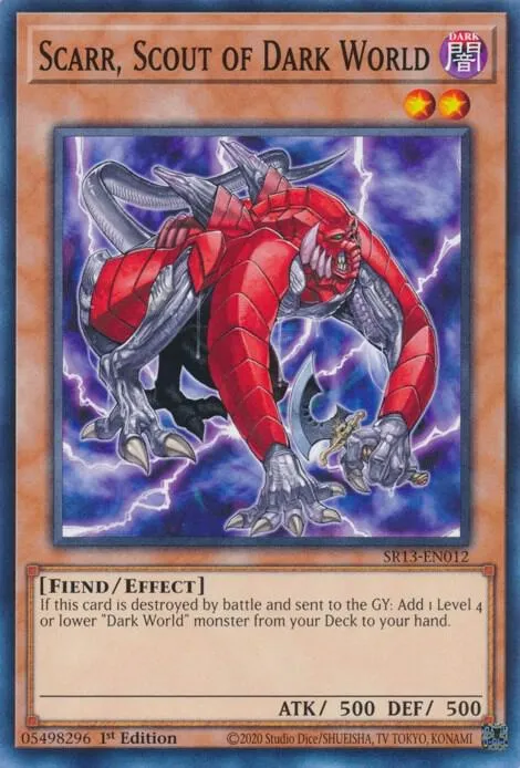 Scarr, Scout of Dark World — Structure Deck: Dark World — Yu-Gi-Oh!
