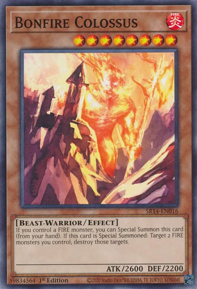 Bonfire Colossus — Structure Deck: Fire Kings — Yu-Gi-Oh!