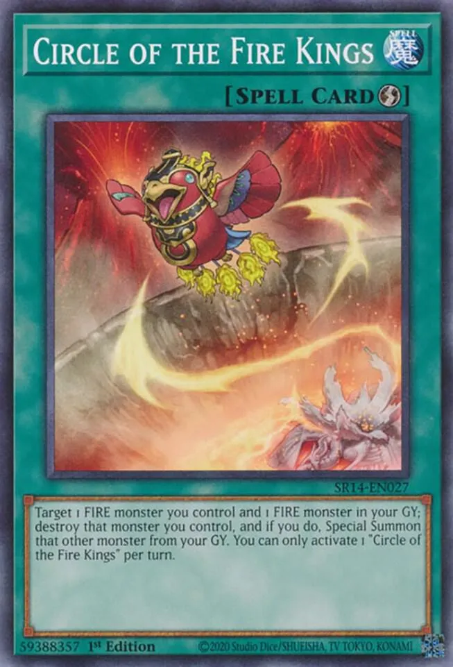 Circle of the Fire Kings — Structure Deck: Fire Kings — Yu-Gi-Oh!