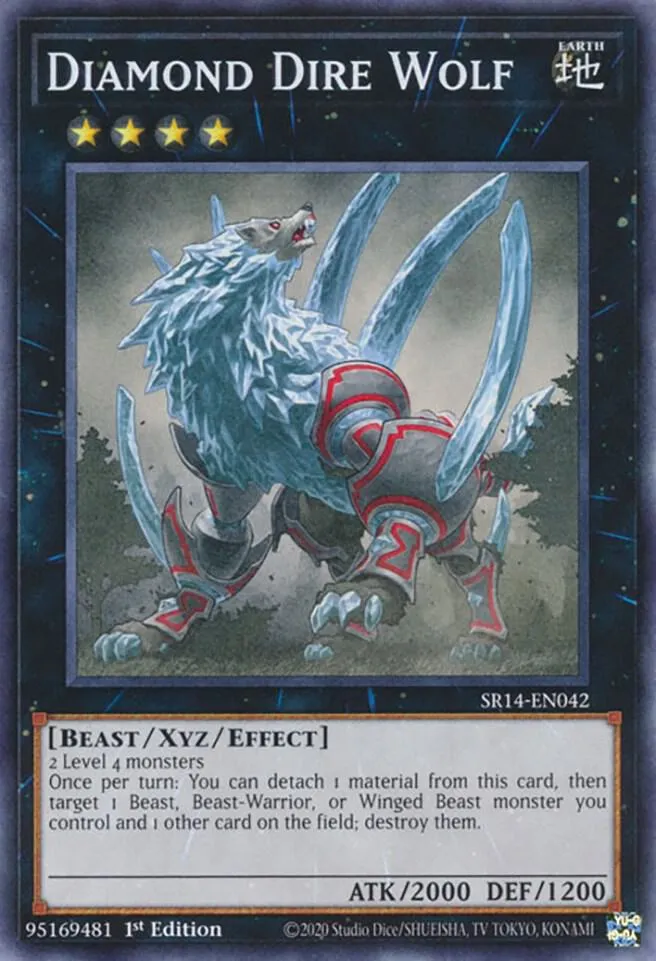 Loup Sinistre Diamant — Structure Deck: Fire Kings — Yu-Gi-Oh!