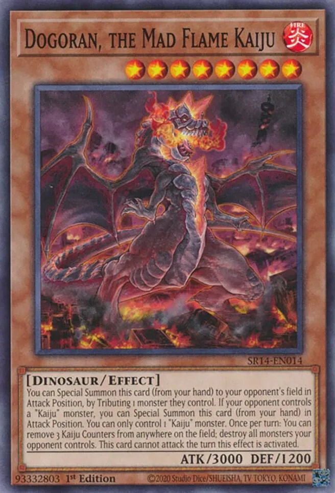 Dogoran, the Mad Flame Kaiju — Structure Deck: Fire Kings — Yu-Gi-Oh!