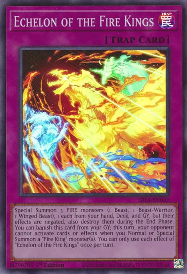 Echelon of the Fire Kings — Structure Deck: Fire Kings — Yu-Gi-Oh!