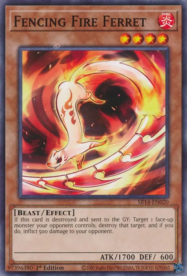 Fencing Fire Ferret — Structure Deck: Fire Kings — Yu-Gi-Oh!