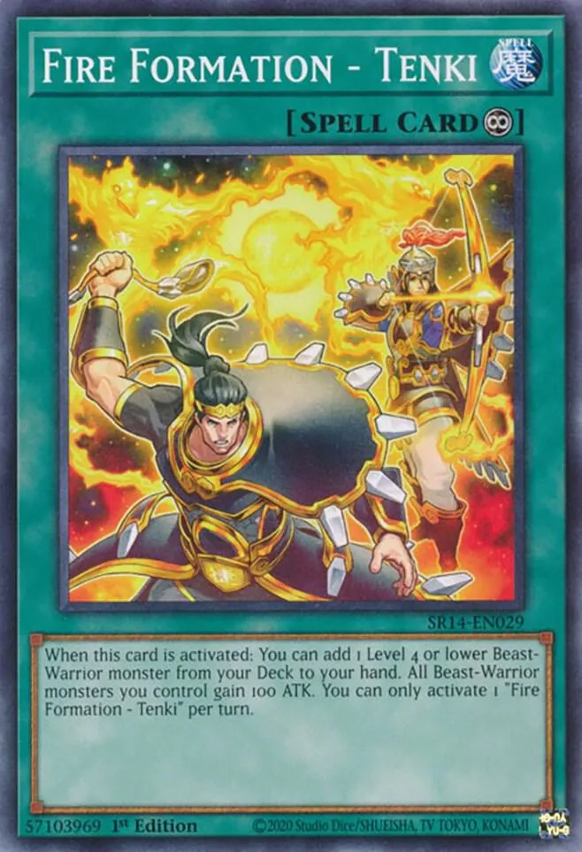 Fire Formation - Tenki — Structure Deck: Fire Kings — Yu-Gi-Oh!
