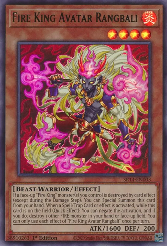 Fire King Avatar Rangbali — Structure Deck: Fire Kings — Yu-Gi-Oh!