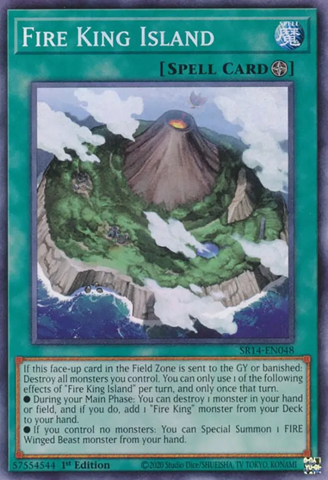 Fire King Island — Structure Deck: Fire Kings — Yu-Gi-Oh!