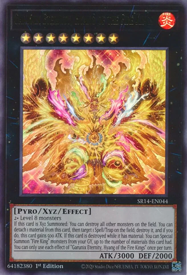 Éternité Garunix, Hyang des Rois du Feu — Structure Deck: Fire Kings — Yu-Gi-Oh!