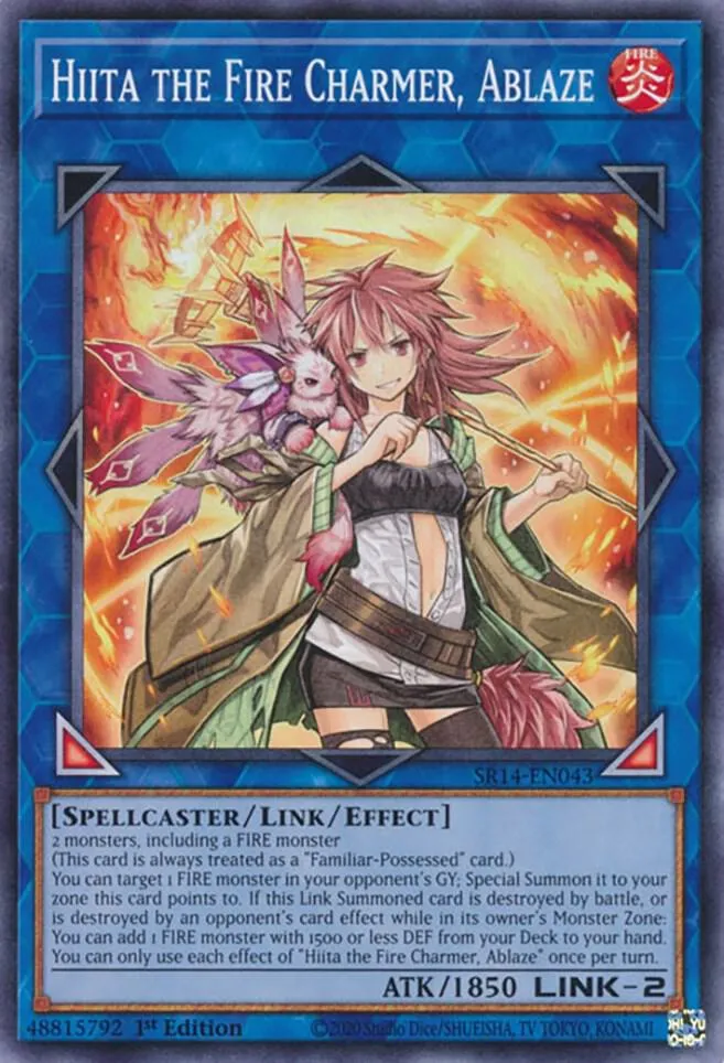 Hiita la Charmeuse de Feu en Flammes — Structure Deck: Fire Kings — Yu-Gi-Oh!