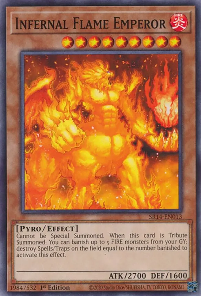 Infernal Flame Emperor — Structure Deck: Fire Kings — Yu-Gi-Oh!