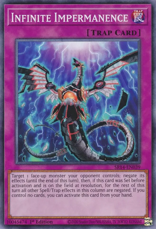 Infinite Impermanence — Structure Deck: Fire Kings — Yu-Gi-Oh!