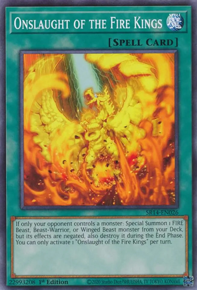 Onslaught of the Fire Kings — Structure Deck: Fire Kings — Yu-Gi-Oh!