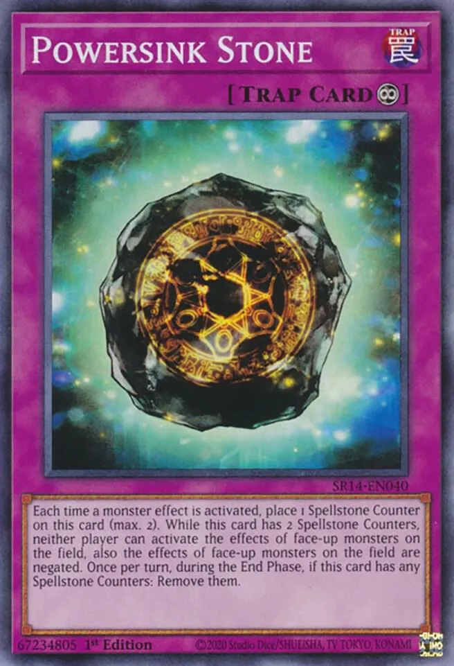 Powersink Stone — Structure Deck: Fire Kings — Yu-Gi-Oh!