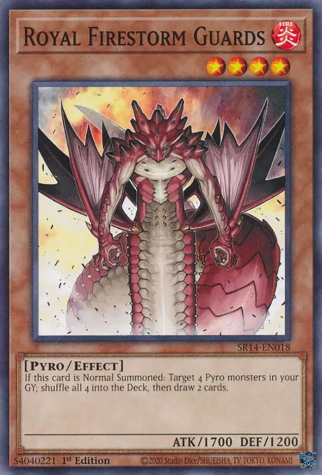 Royal Firestorm Guards — Structure Deck: Fire Kings — Yu-Gi-Oh!