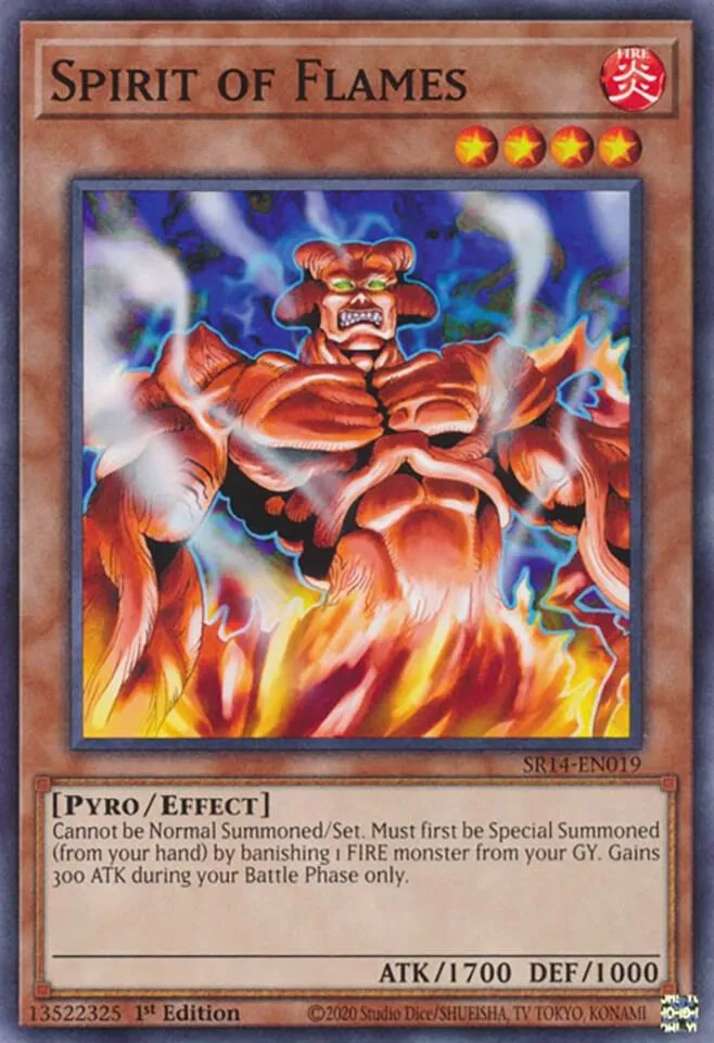 Spirit of Flames — Structure Deck: Fire Kings — Yu-Gi-Oh!