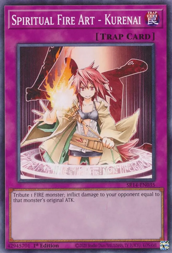 Spiritual Fire Art - Kurenai — Structure Deck: Fire Kings — Yu-Gi-Oh!