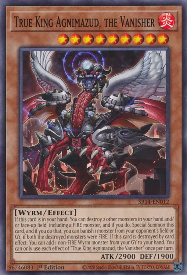 True King Agnimazud, the Vanisher — Structure Deck: Fire Kings — Yu-Gi-Oh!
