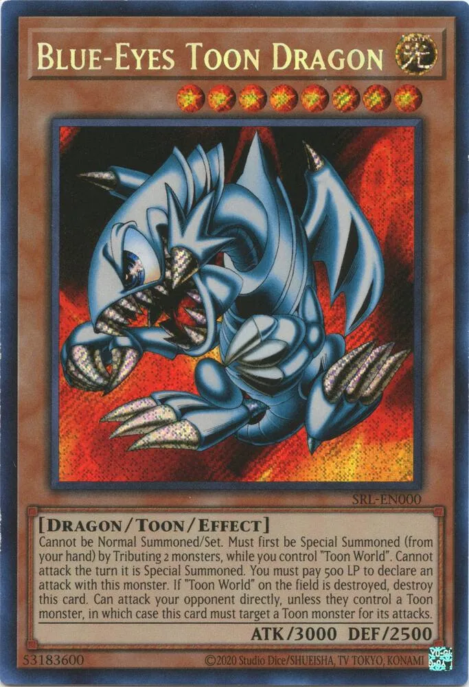Blue-Eyes Toon Dragon — Spell Ruler (25th Anniversary Edition) — Yu-Gi-Oh!