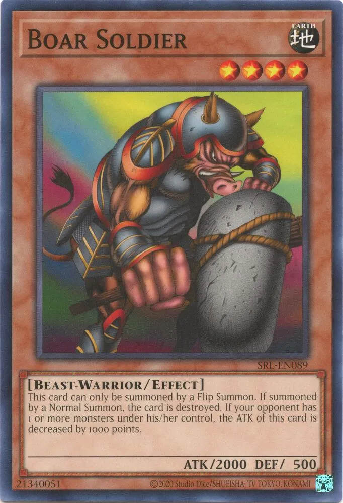 Boar Soldier — Spell Ruler (25th Anniversary Edition) — Yu-Gi-Oh!