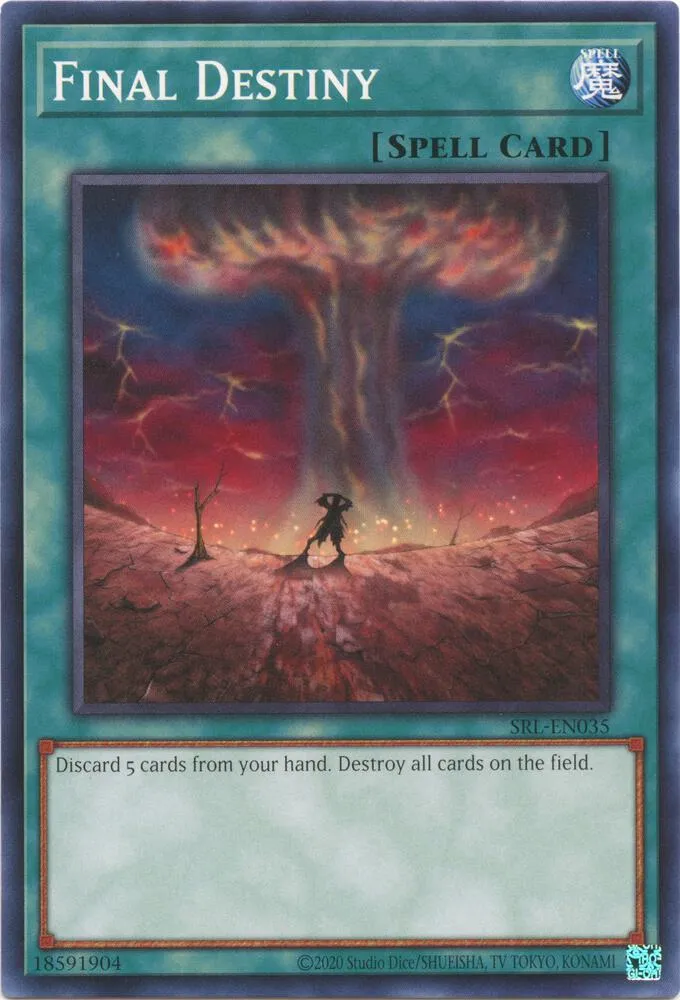Final Destiny — Spell Ruler (25th Anniversary Edition) — Yu-Gi-Oh!