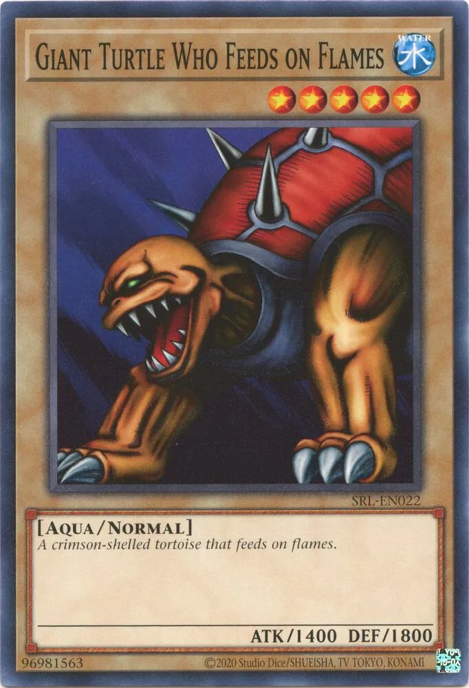 Giant Turtle Who Feeds on Flames — Spell Ruler (25th Anniversary Edition) — Yu-Gi-Oh!