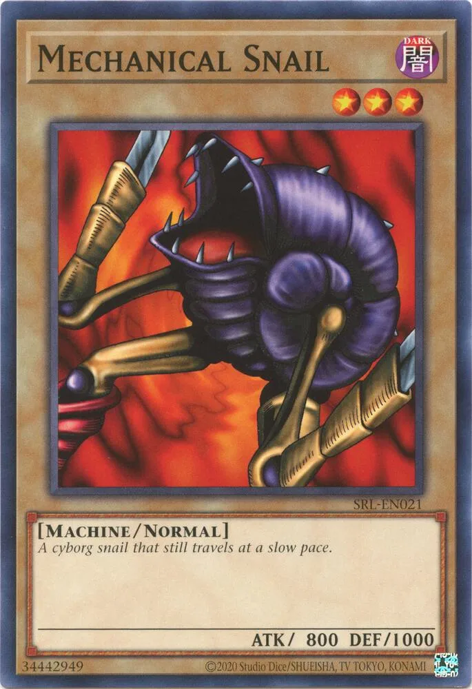 Mechanical Snail — Spell Ruler (25th Anniversary Edition) — Yu-Gi-Oh!