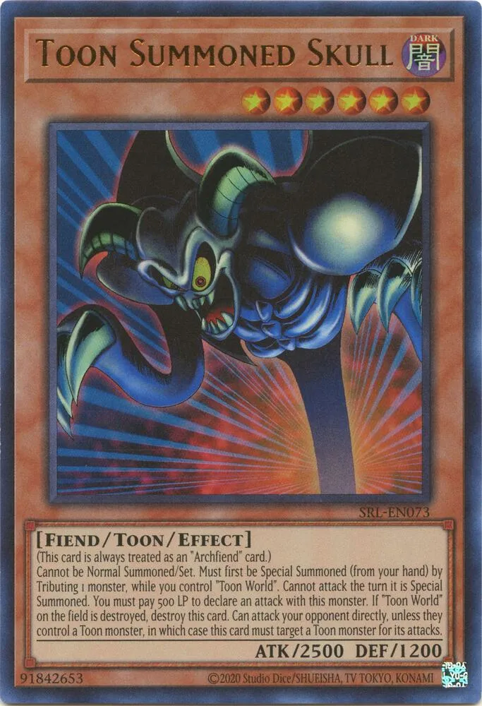 Crâne Invoqué Toon — Spell Ruler (25th Anniversary Edition) — Yu-Gi-Oh!