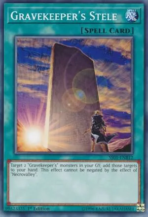 Stèle des Protecteurs du Tombeau — Speed Duel Starter Decks: Destiny Masters — Yu-Gi-Oh!