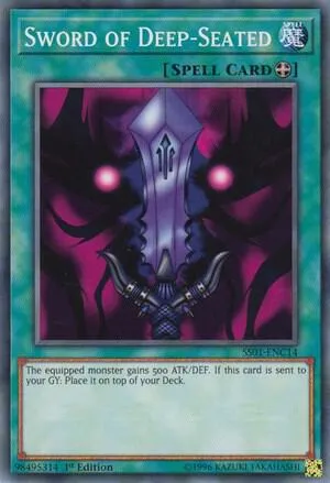 Sword of Deep-Seated — Speed Duel Starter Decks: Destiny Masters — Yu-Gi-Oh!