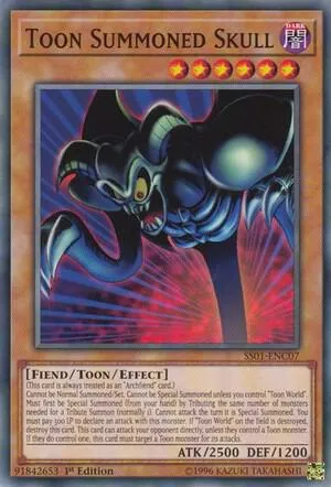 Toon Summoned Skull — Speed Duel Starter Decks: Destiny Masters — Yu-Gi-Oh!