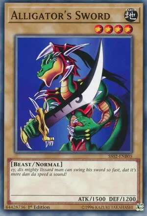 Alligator's Sword — Speed Duel Starter Decks: Duelists of Tomorrow — Yu-Gi-Oh!