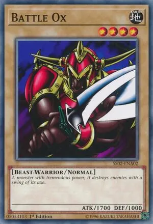 Battle Ox — Speed Duel Starter Decks: Duelists of Tomorrow — Yu-Gi-Oh!