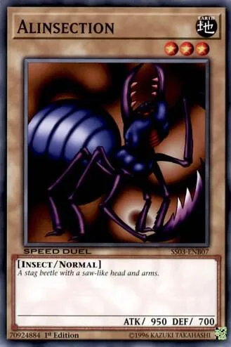 Alinsection — Starter Deck: Ultimate Predators — Yu-Gi-Oh!
