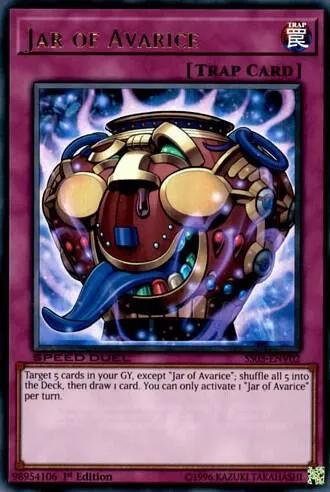 Jarre d'Avarice — Starter Deck: Ultimate Predators — Yu-Gi-Oh!