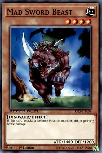 Mad Sword Beast — Starter Deck: Ultimate Predators — Yu-Gi-Oh!