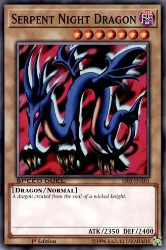 Serpent Night Dragon — Starter Deck: Ultimate Predators — Yu-Gi-Oh!