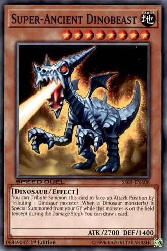 Super-Ancient Dinobeast — Starter Deck: Ultimate Predators — Yu-Gi-Oh!