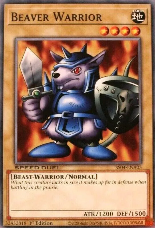 Guerrier Castor — Speed Duel Starter Decks: Match of the Millennium — Yu-Gi-Oh!
