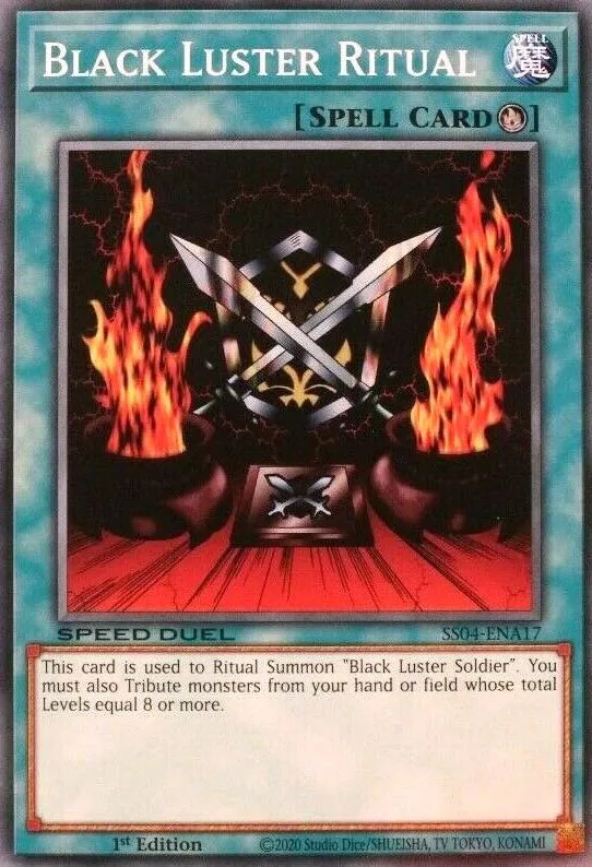Rituel du Lustre Noir — Speed Duel Starter Decks: Match of the Millennium — Yu-Gi-Oh!