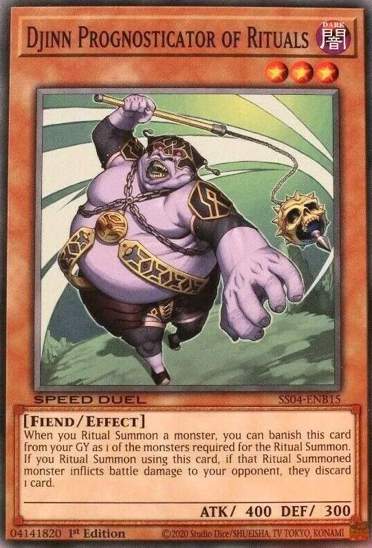 Djinn Prognosticator of Rituals — Speed Duel Starter Decks: Match of the Millennium — Yu-Gi-Oh!